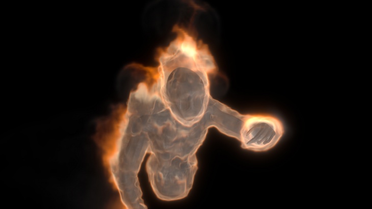 Blender Feuer Test