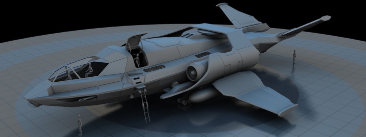 Military Spaceship - Recon