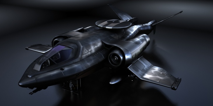 Military Spaceship - Recon v8 - Spearhead