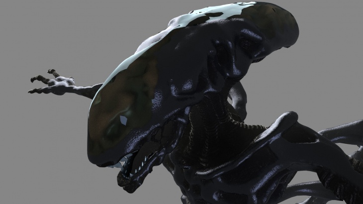 Alien Kopf WIP