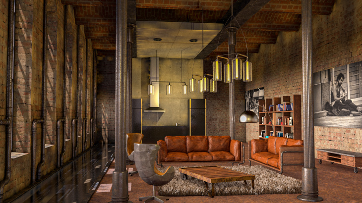 URBAN INDUSTRIAL INTERIOR DESIGN