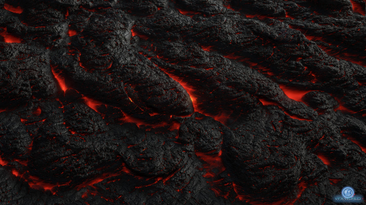 Lava PBR Material