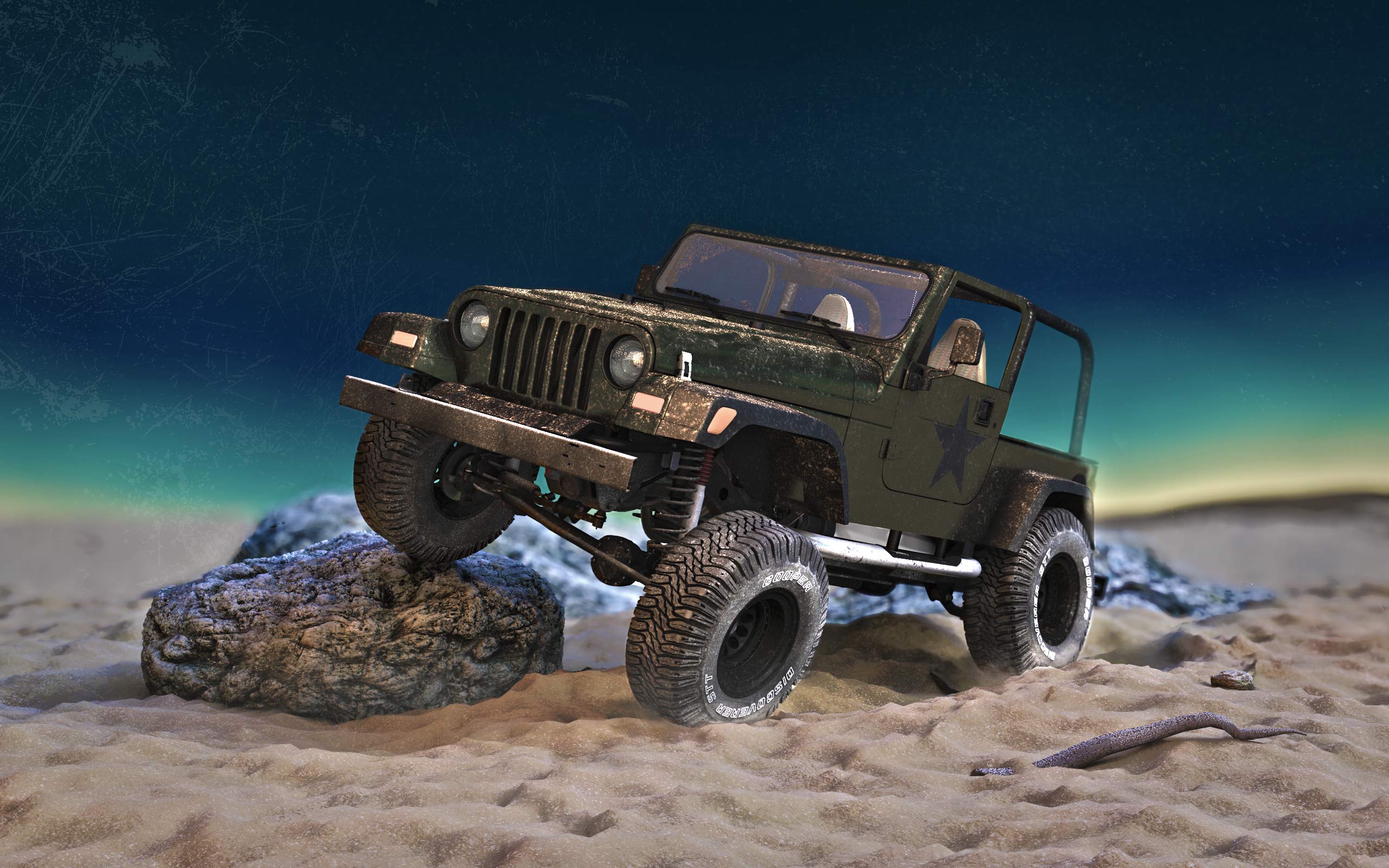 Фары wrangler tj