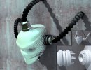 3D Bild: Wallhead Cyborg