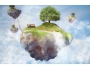 3D Bild: Fantasy Islands