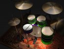 3D Bild: Drumkit