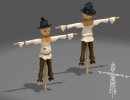 3D Bild: Scarecrow