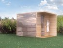 3D Bild: Outdoor Sauna