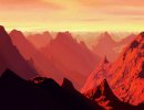 3D Bild: Red Mountains