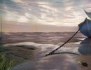 3D Bild: Lonely Boat