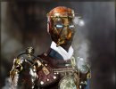 3D Bild: steampunked iron man