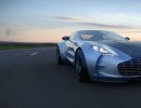 3D Bild: Aston Martin One77 - Blue