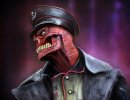 3D Bild: red skull