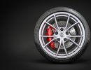 3D Bild: Porsche 911S Felge mit Michelin Pilot Sport Cup 2 Reifen